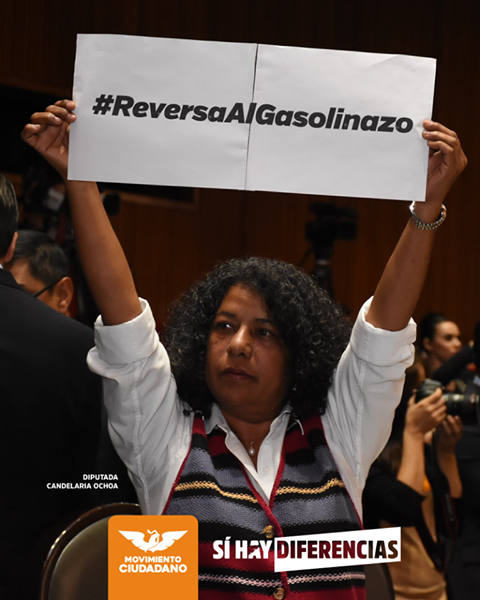 En Movimiento Ciudadano llevamos meses luchando para dar reversa al gasolinazo y ahora forma parte de la agenda del Frente Ciudadano por México